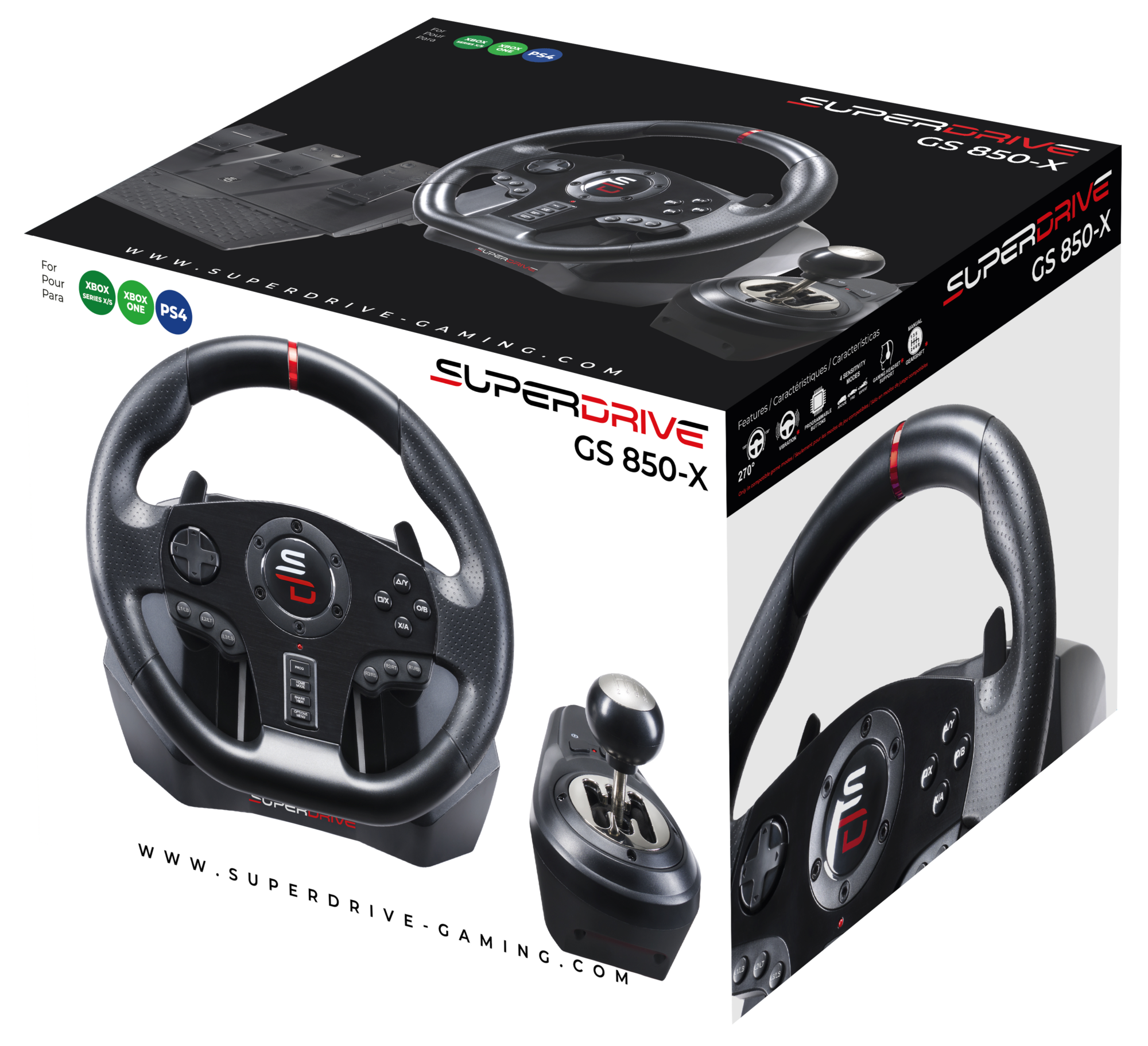 Volant PS3/PS4/ONE/PC/SWITCH Drive Pro GS 850-X - MarketPlace 24, site de  petites annonces gratuite en Belgique
